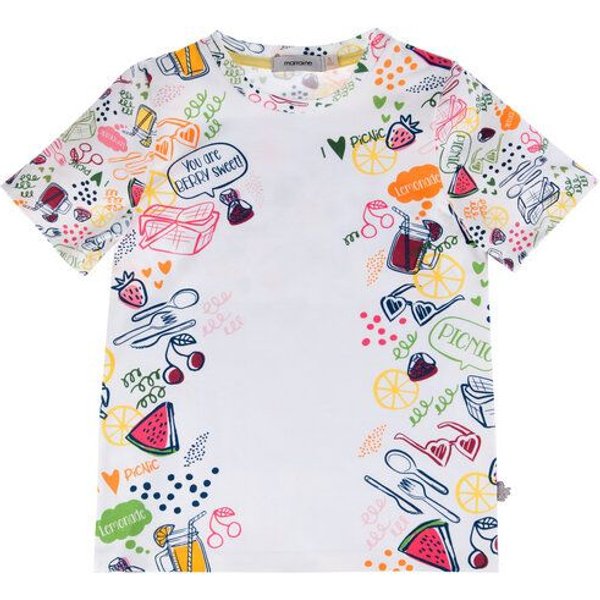 Marraine Kids T-Shirt aus Biobaumwolle mit Alloverdruck