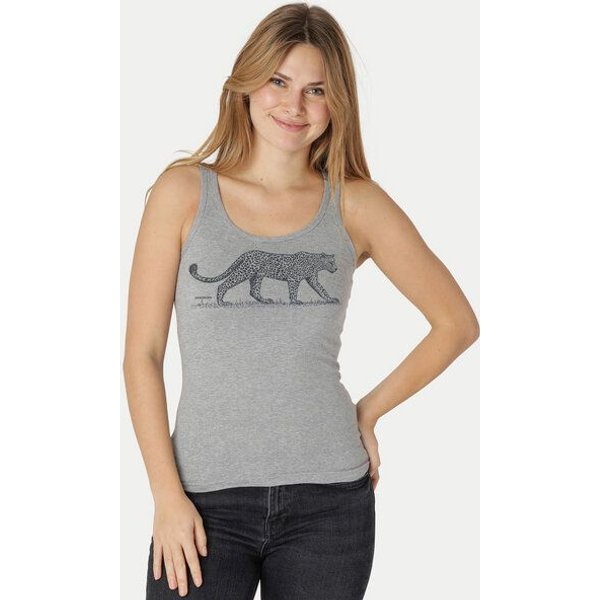 Peaces.bio - handbedruckte Biomode Bio-Damen-Tank Top Leopard