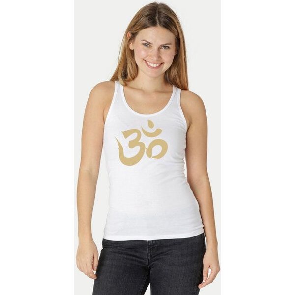 Peaces.bio - handbedruckte Biomode Bio-Damen-Tank Top Om