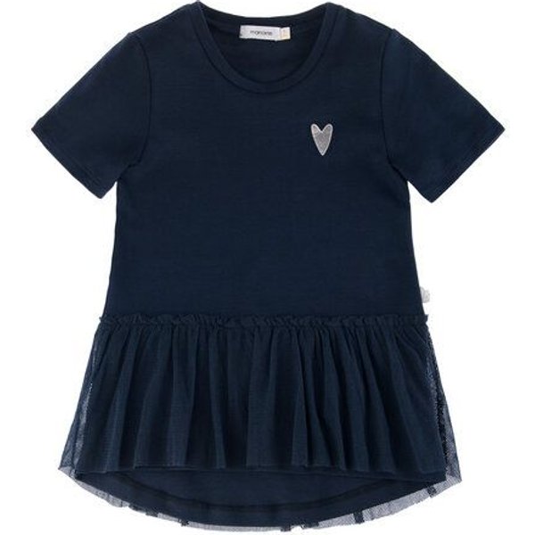 Marraine Kids Longshirt mit Tüll aus Bio Baumwolle "Blueberry"