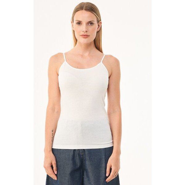 ORGANICATION Spaghettiträger-Top aus TENCEL Lyocell und Bio-Baumwolle