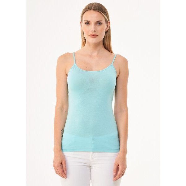 ORGANICATION Spaghettiträger-Top aus TENCEL Lyocell und Bio-Baumwolle