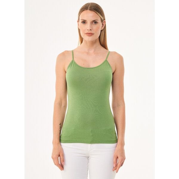 ORGANICATION Spaghettiträger-Top aus TENCEL Lyocell und Bio-Baumwolle