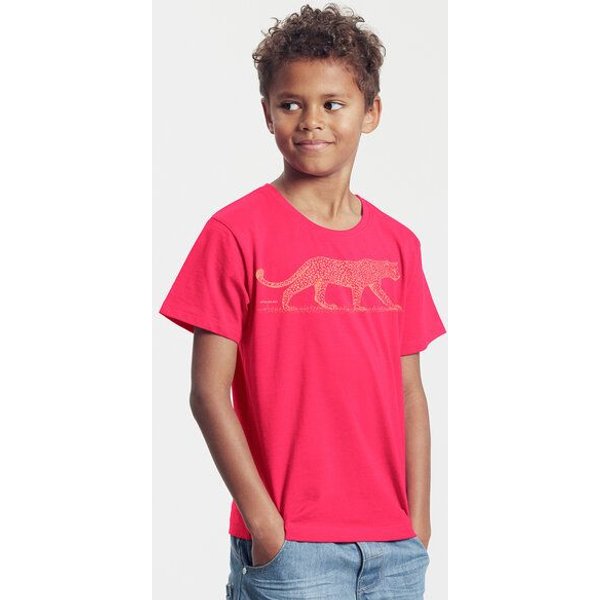 Peaces.bio - handbedruckte Biomode Bio-Kinder T-Shirt Leopard