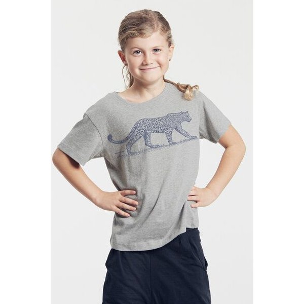 Peaces.bio - handbedruckte Biomode Bio-Kinder T-Shirt Leopard