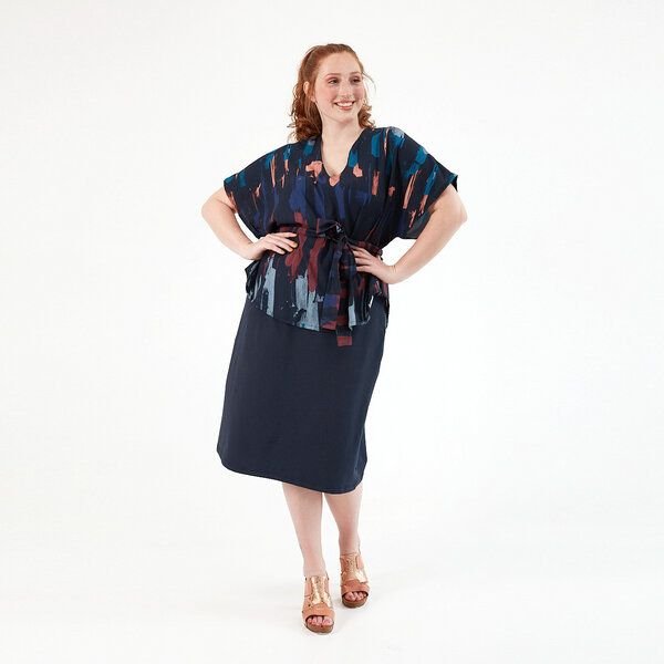 WiDDA berlin Gemusterte Bluse ALUNA aus Tencel®