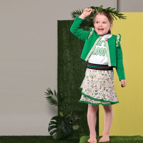Marraine Kids Bunter Bio Baumwolle Rock "Dahlia"