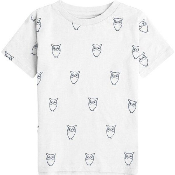 KnowledgeCotton Apparel Kinder T-Shirt Owl Bio-Baumwolle