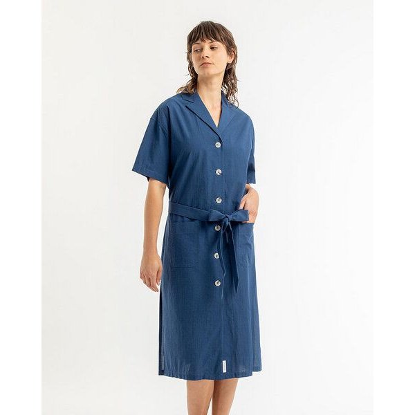 Rotholz Bowling Kleid aus Bio-Baumwolle