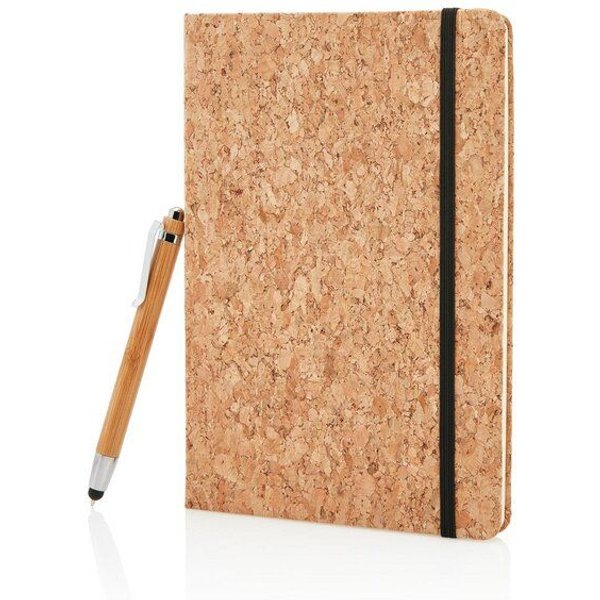 Xindao KORK - A5-Notizbuch mit Stift / Stylus aus BAMBUS