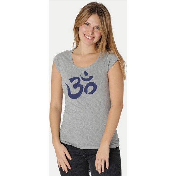 Peaces.bio - handbedruckte Biomode Roundneck Shirt Damen OM