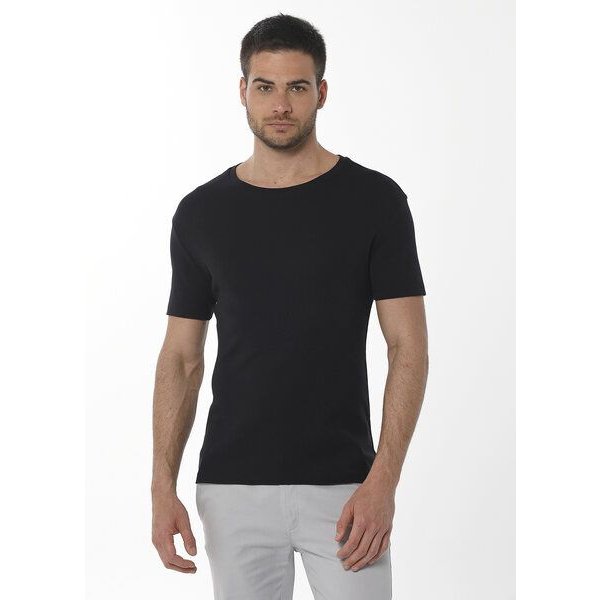 ORGANICATION Geripptes T-Shirt aus Bio-Baumwolle
