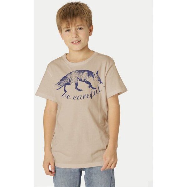 Peaces.bio - handbedruckte Biomode Bio-Kinder T-Shirt Be Careful