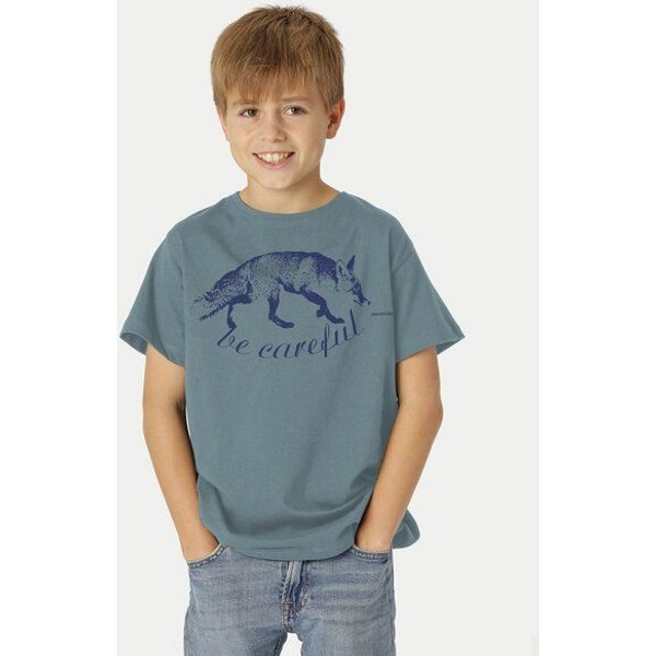 Peaces.bio - handbedruckte Biomode Bio-Kinder T-Shirt Be Careful