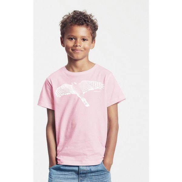 Peaces.bio - handbedruckte Biomode Bio-Kinder T-Shirt Sperber