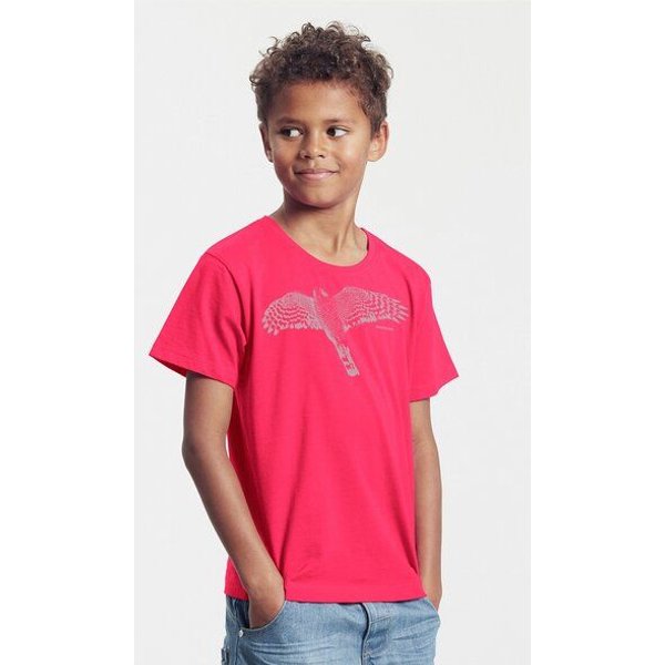 Peaces.bio - handbedruckte Biomode Bio-Kinder T-Shirt Sperber