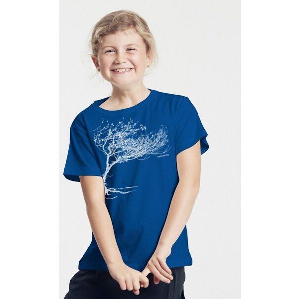 Peaces.bio - handbedruckte Biomode Bio-Kinder T-Shirt Windy Tree