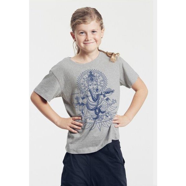Peaces.bio - handbedruckte Biomode Bio-Kinder T-Shirt Ganesha