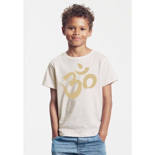 Peaces.bio - handbedruckte Biomode Bio-Kinder T-Shirt Om