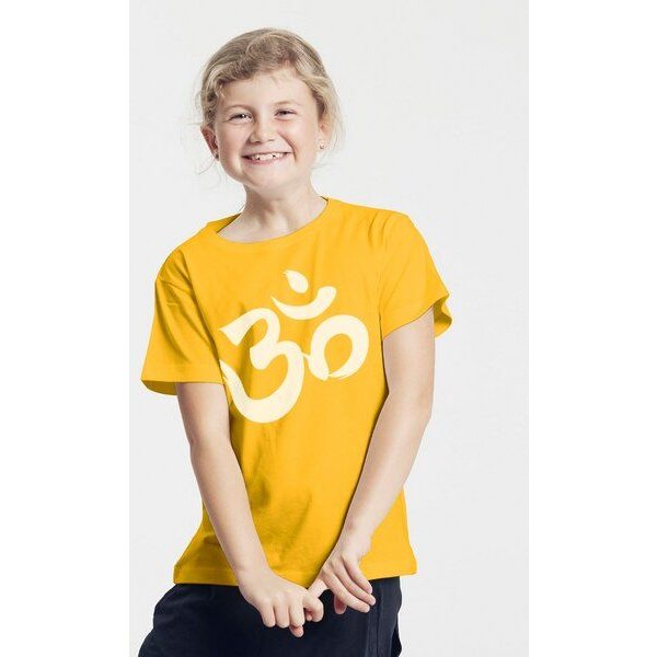 Peaces.bio - handbedruckte Biomode Bio-Kinder T-Shirt Om