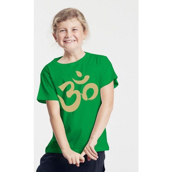 Peaces.bio - handbedruckte Biomode Bio-Kinder T-Shirt Om