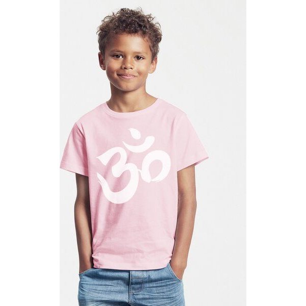 Peaces.bio - handbedruckte Biomode Bio-Kinder T-Shirt Om