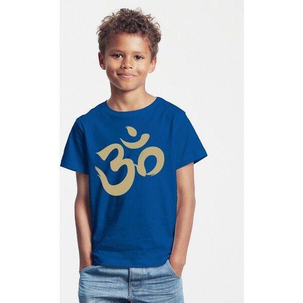 Peaces.bio - handbedruckte Biomode Bio-Kinder T-Shirt Om