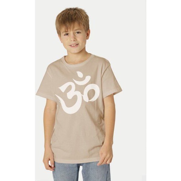 Peaces.bio - handbedruckte Biomode Bio-Kinder T-Shirt Om