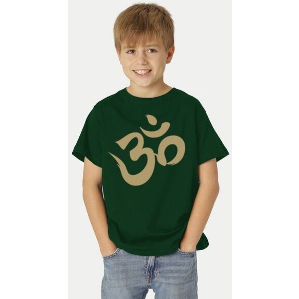 Peaces.bio - handbedruckte Biomode Bio-Kinder T-Shirt Om