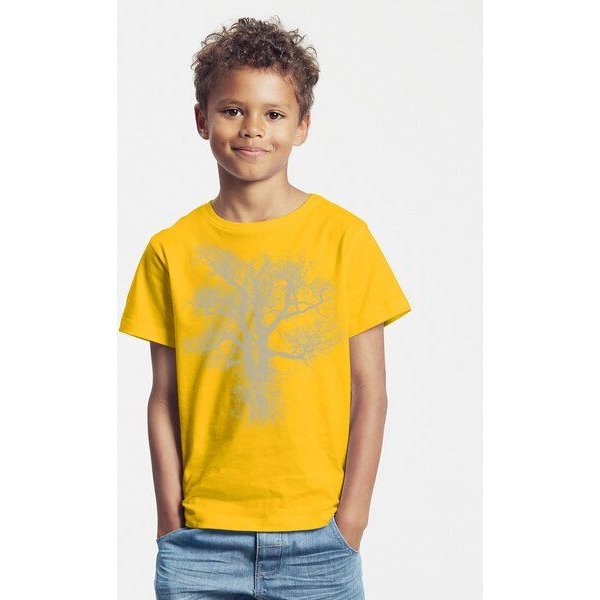 Peaces.bio - handbedruckte Biomode Bio-Kinder T-Shirt Chestnut