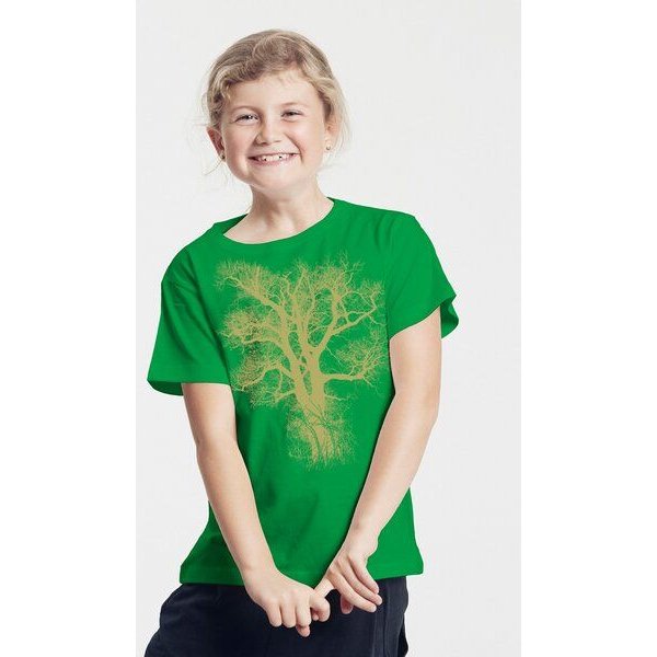 Peaces.bio - handbedruckte Biomode Bio-Kinder T-Shirt Chestnut