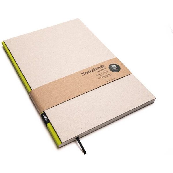tyyp Großes Design-Notizbuch (Recyclingkarton)
