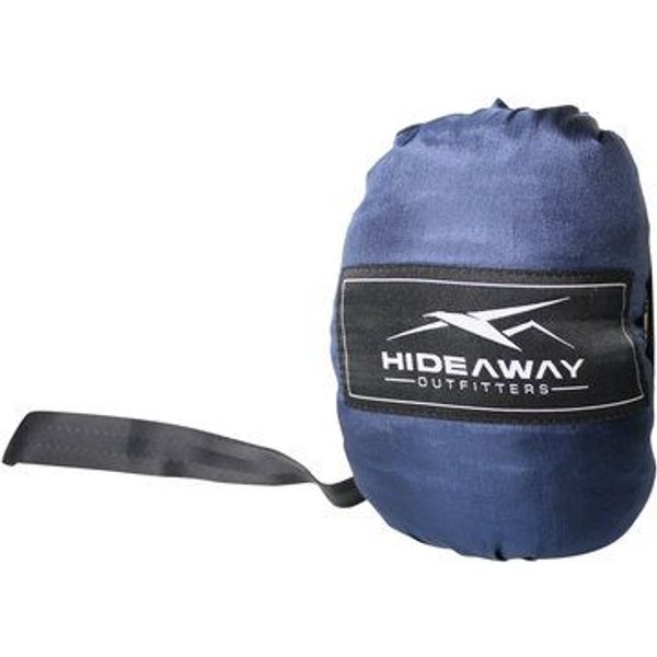 Hideaway Outfitters Doppel Reisehängematte aus atmungsaktiver Fallschirmseide inklusive Baumgurte und Karabiner