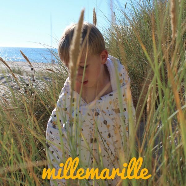Millemarille Kapuzenhandtuch (BAMBUSFROTTEE - 0-6 Jahre) - DIVERSE DESIGNS!
