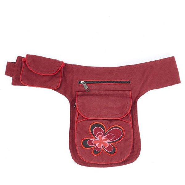 short'n'pietz handgenähte Gürteltasche mit verstellbarem Gürtel