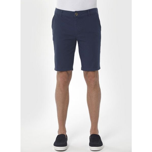 ORGANICATION Slim Chino-Shorts aus Bio-Baumwolle