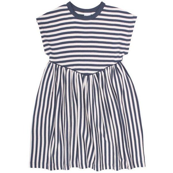 Fred's World by Green Cotton "Green Cotton" Kleid Streifen blau/weiß