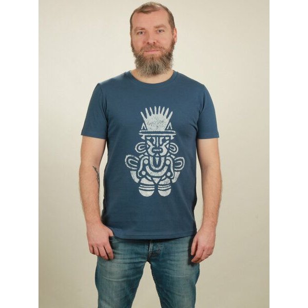 NATIVE SOULS T-Shirt Herren - Inka - dark blue