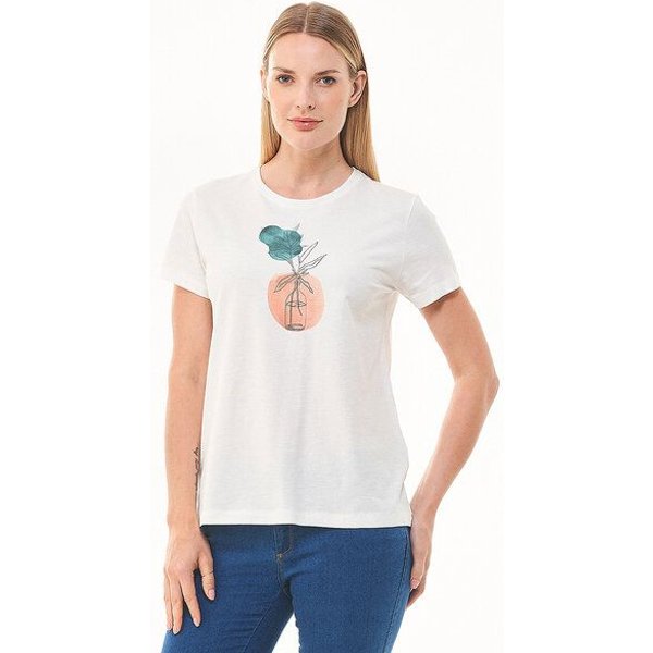 ORGANICATION T-Shirt aus Bio-Baumwolle mit Print