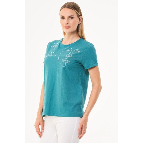 ORGANICATION T-Shirt aus Bio-Baumwolle mit Stickerei
