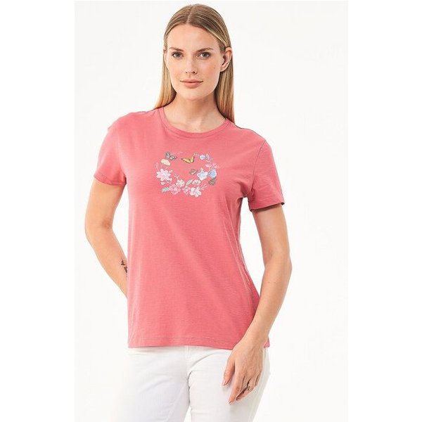 ORGANICATION T-Shirt aus Bio-Baumwolle mit Print