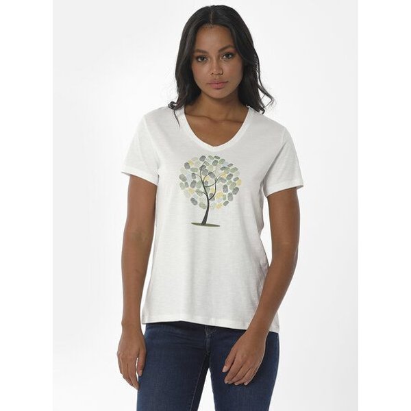 ORGANICATION T-Shirt aus Bio-Baumwolle mit Baum-Print