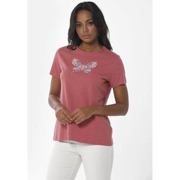 ORGANICATION T-Shirt aus Bio-Baumwolle mit Falter-Print