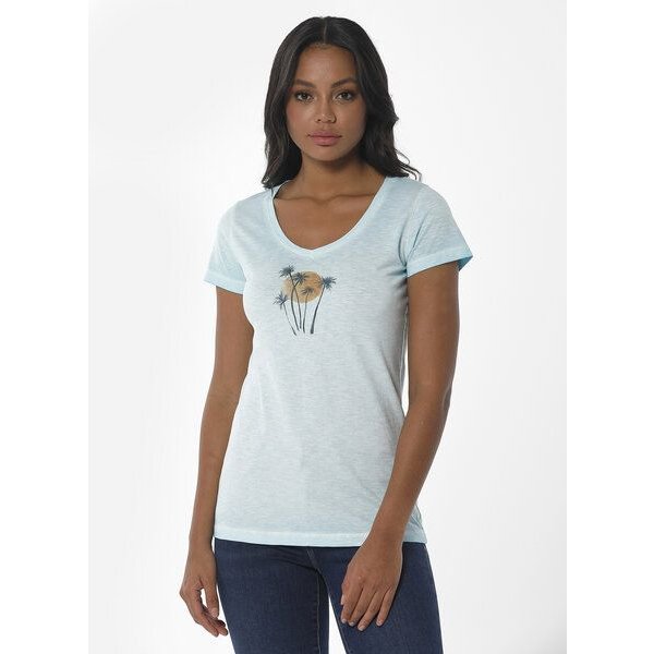 ORGANICATION Cold Pigment Dyed T-Shirt aus Bio-Baumwolle mit Print