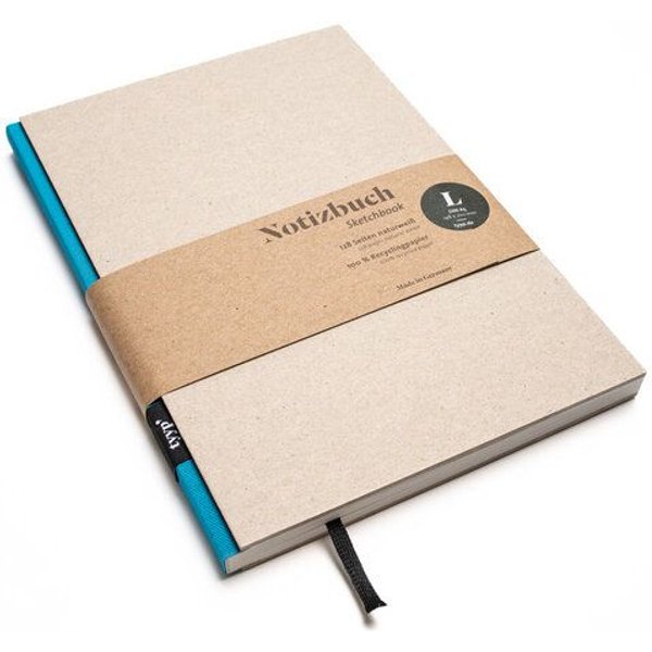 tyyp Notizbuch A5 – 100% Recyclingpapier – handmade in Germany – BerlinBook
