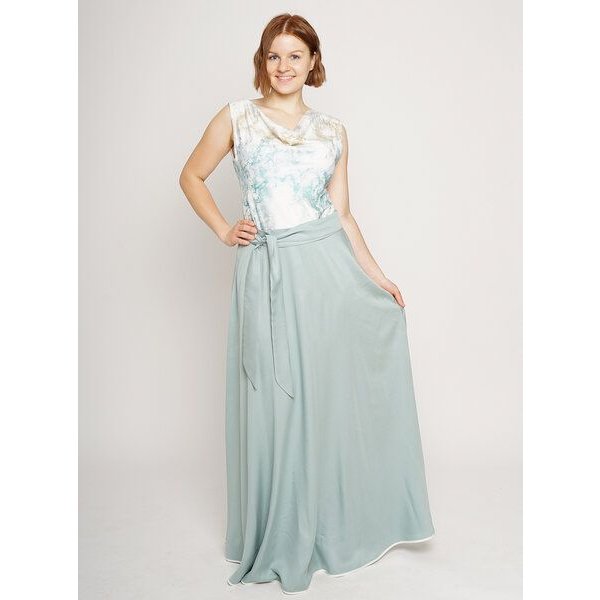 Peaces.bio - handbedruckte Biomode Maxikleid Bachgeflüster