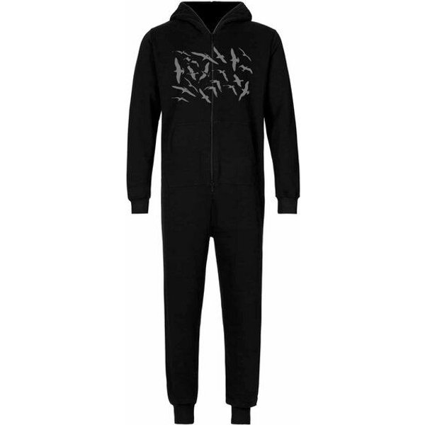 Peaces.bio - handbedruckte Biomode Jumpsuit Möwen Damen