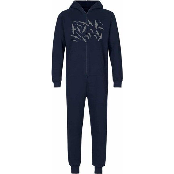 Peaces.bio - handbedruckte Biomode Jumpsuit Möwen Damen