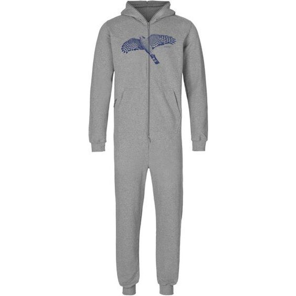 Peaces.bio - handbedruckte Biomode Jumpsuit Sperber Herren