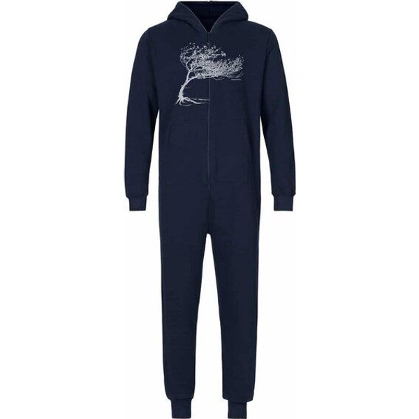 Peaces.bio - handbedruckte Biomode Jumpsuit Windy Tree Damen